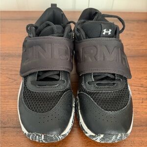 Under Armour Kids Black and White Sneakers